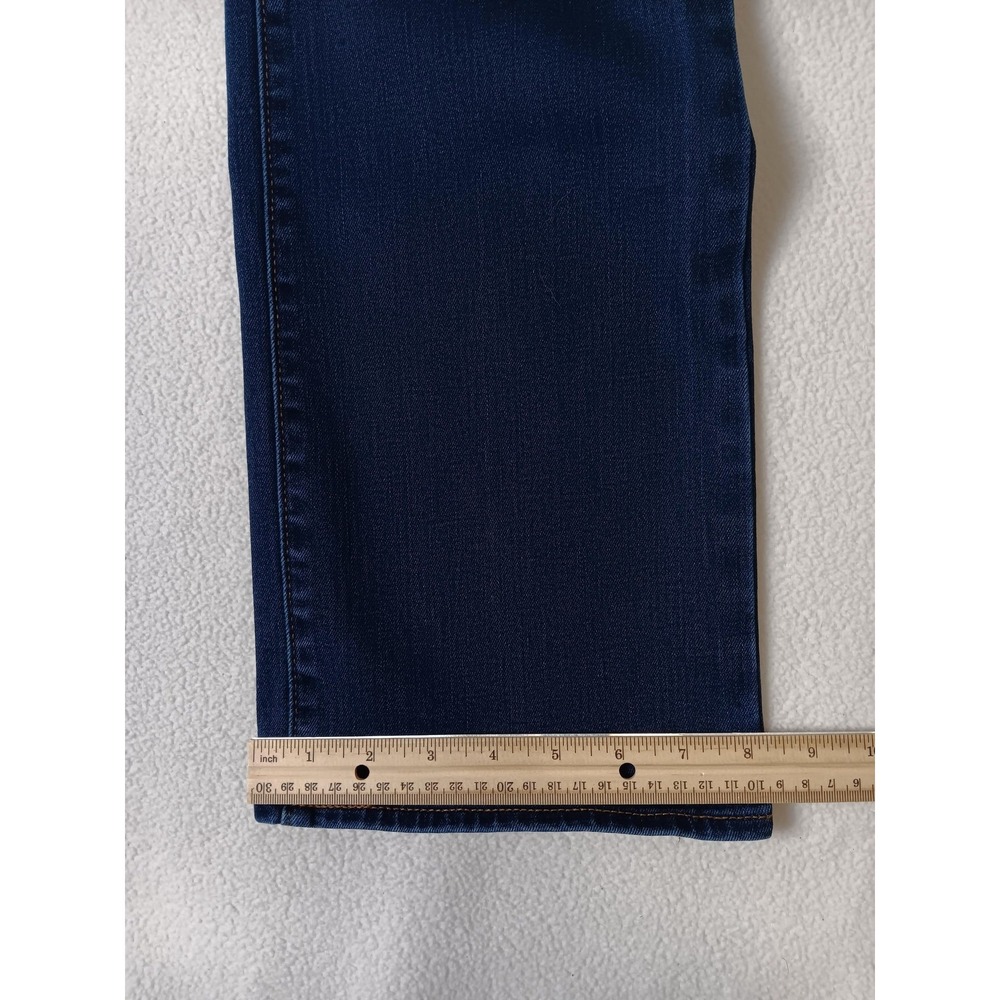 Old Navy Womens Size 14 Long Dark Wash Bootcut Jeans Mid Rise Stretch Denim - Picture 3 of 6